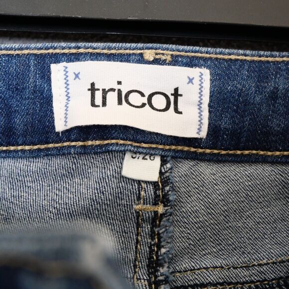 Tricot Women's Distressed Jeans Juniors Size 3/26 NWT - Picture 9 of 11